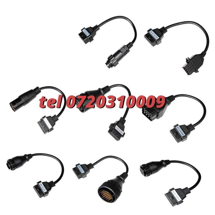 Set Cabluri Adaptoare Interfata Delphiautocom camioane Si Tiruri