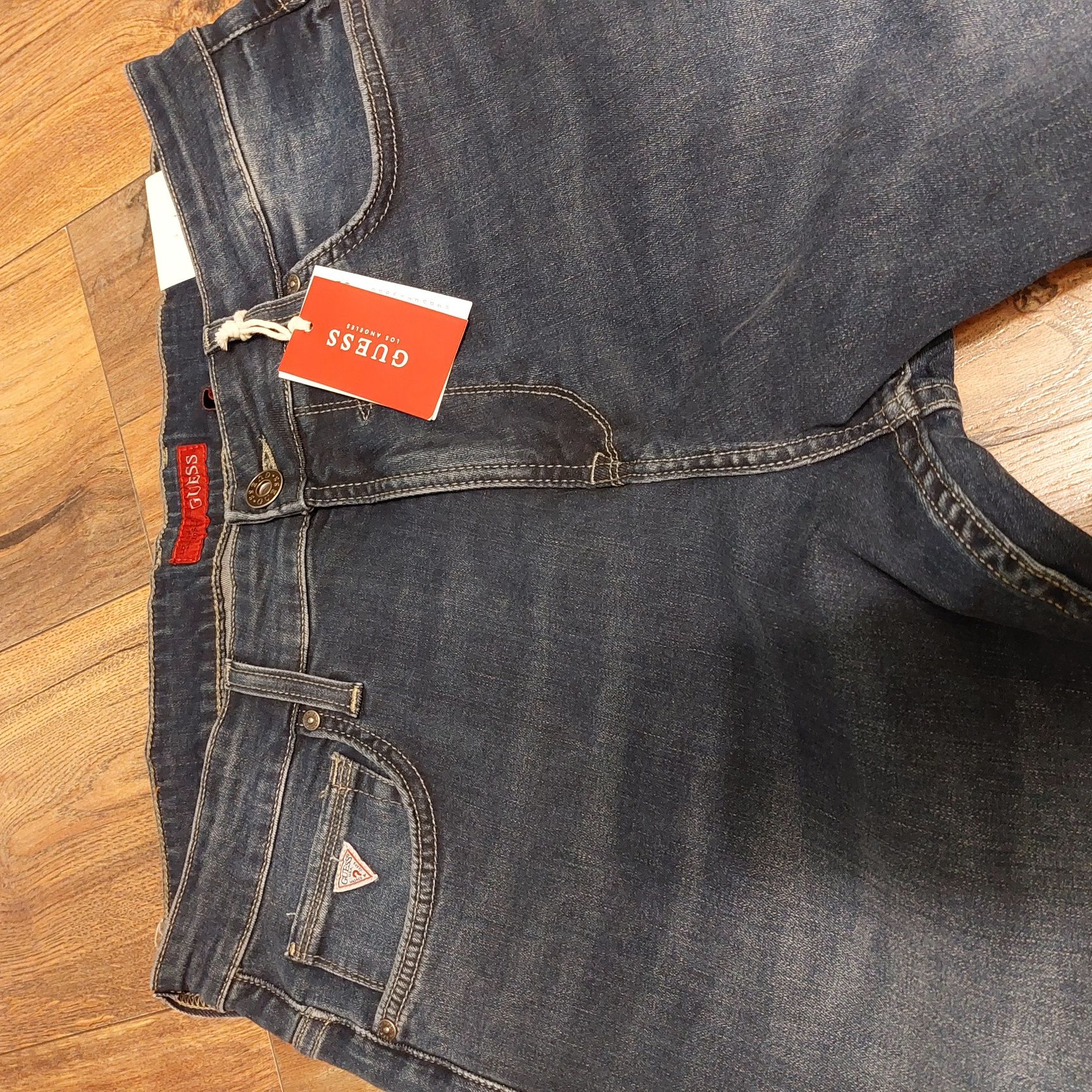 GUESS Blue Athletic Taper Jeans
