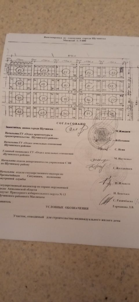 Земельный участок 10 соток г. Щучинск