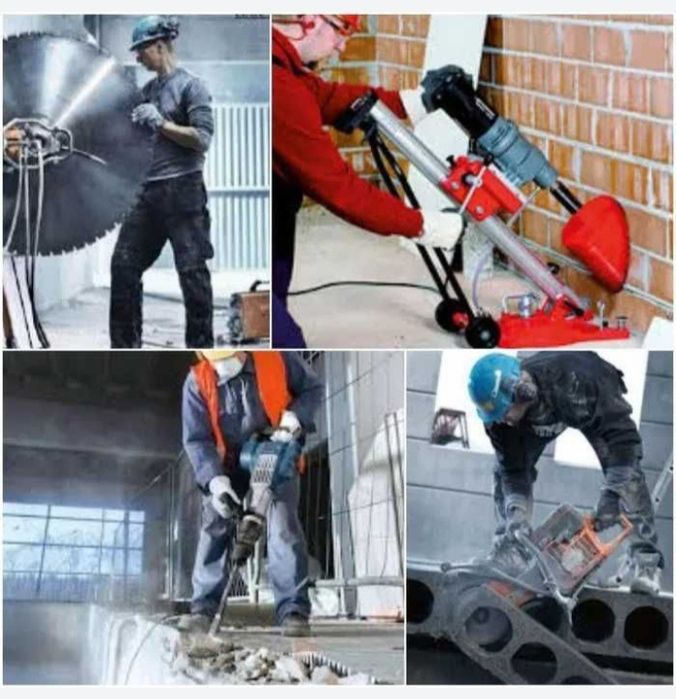 Almazni bur beton kisish beton g'isht bulok teshish xizmati mavjud