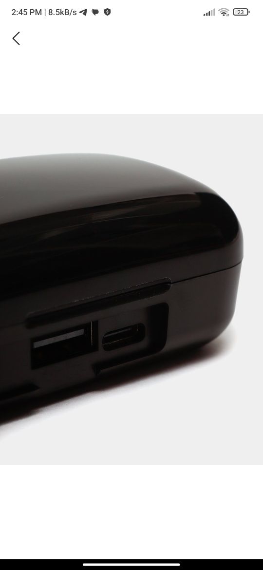 Simsiz Bluetooth quloqchinlar M10. 2000mA / soat Power bank bilan