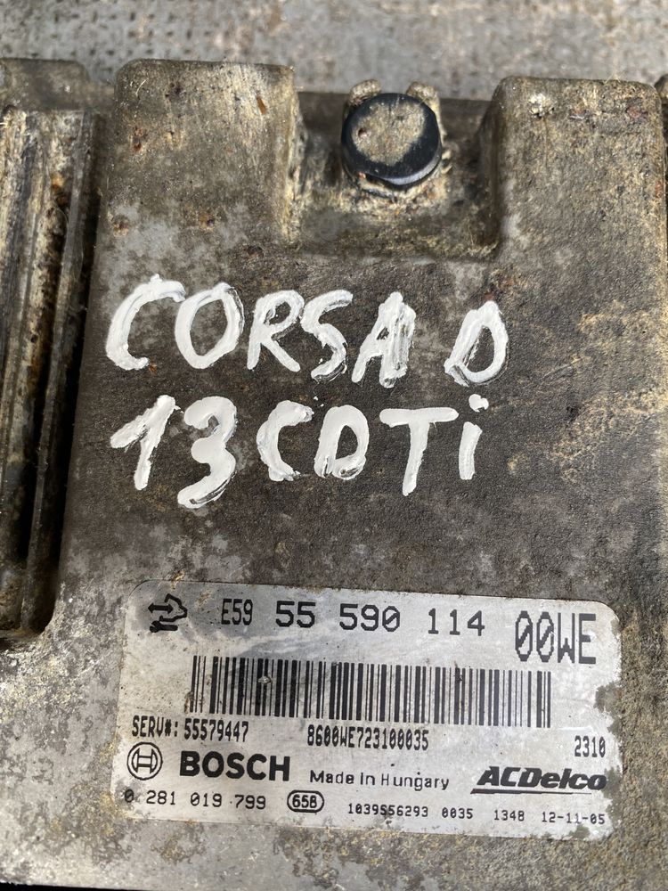 Ecu/Calculator Motor Opel Corsa D/Astra H 1.3CDTI 55590114 00WE Bosch