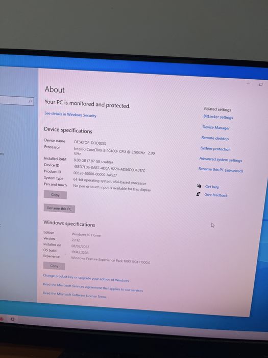 Unitate pc utilizata