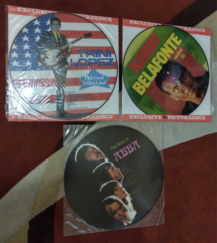 Discuri vinil, vinyl pentru pickup, pick-up, ABBA, Belafonte, Lopez