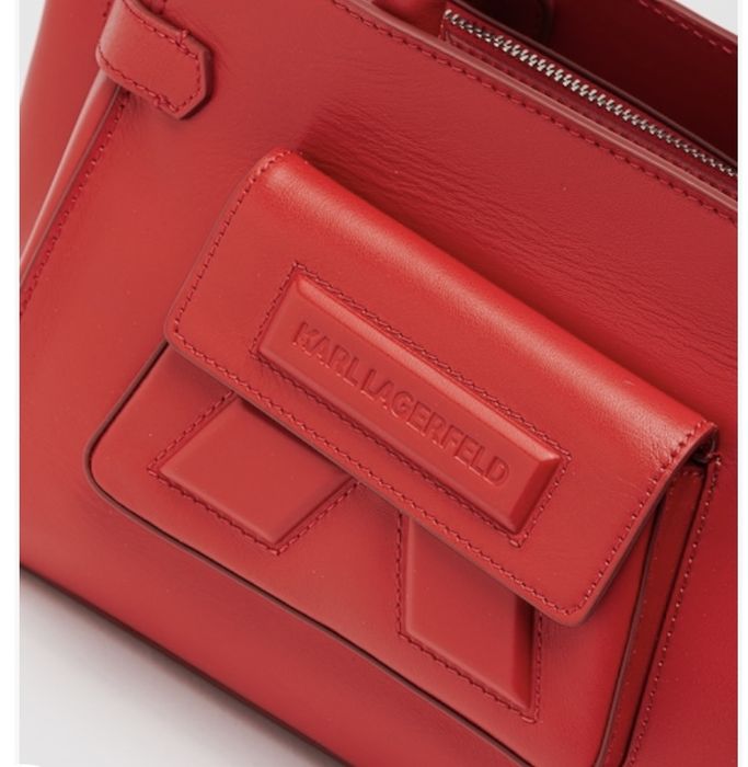 Karl Lagerfeld чанта естествена кожа нова премиум