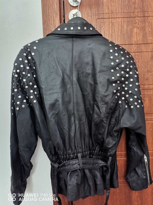 Дамско кожено яке от агнешки бокс