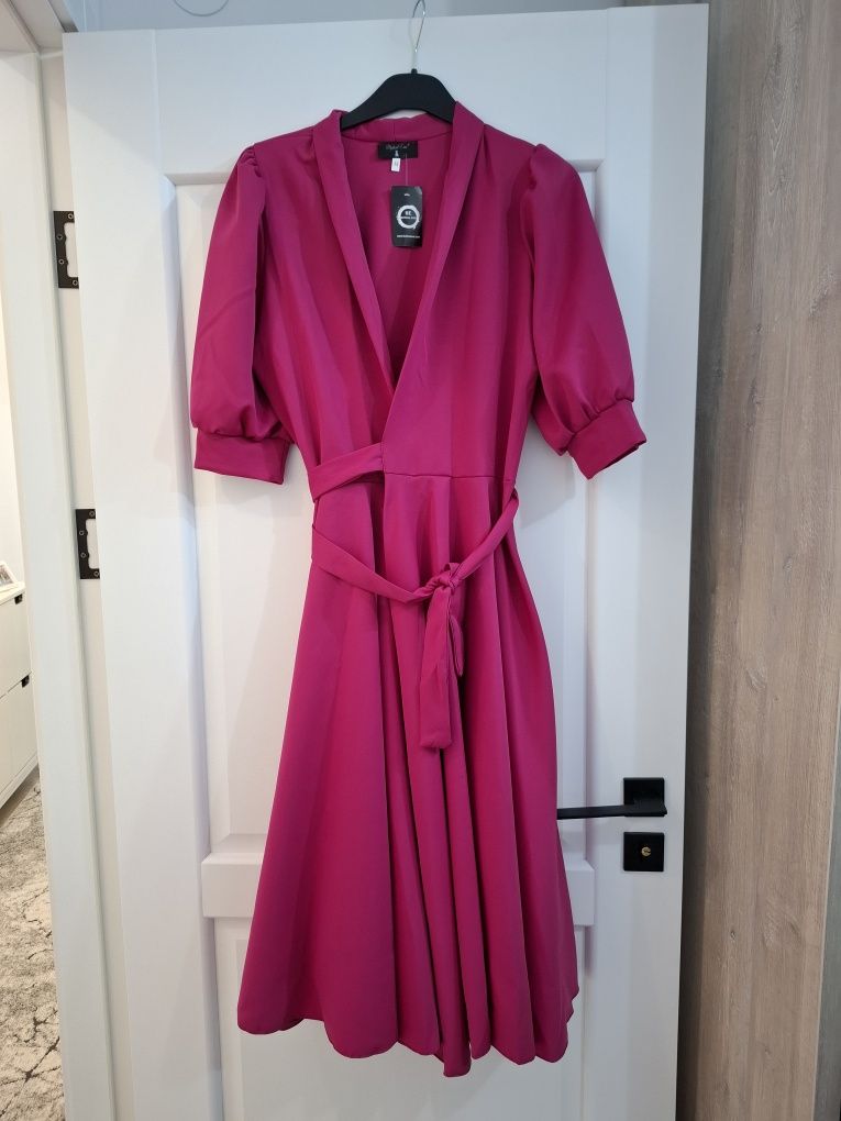 Rochie versatila -Fucsia, Marime M