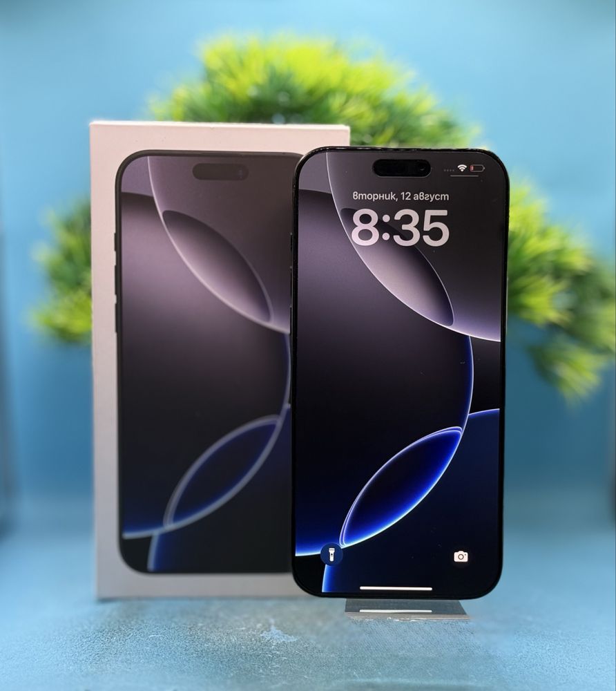 ГАРАНЦИОНЕН!!! Apple iPhone 16 Pro Max, 256GB, 5G, Black Titanium