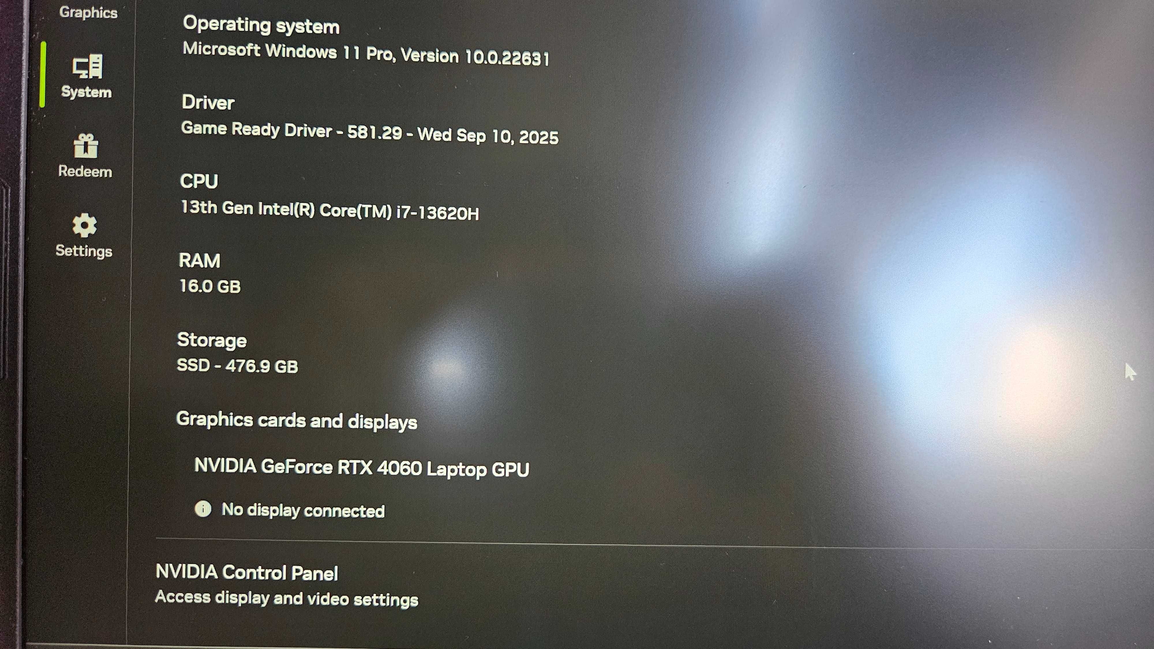 MSI Cyborg 14 A13vf 4060 8gb i7-13620H 16gb ddr5