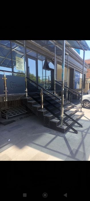 Стеклянные перила колйонный мастери