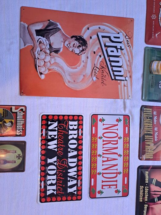 reclama tabla retro tablie metalica