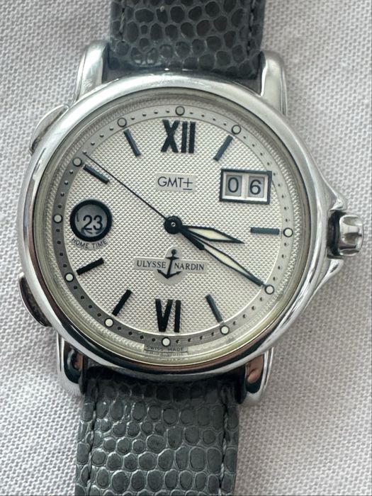Ceas lux Ulysse Nardin San Marco GMT+ original (223-88), Elvețian