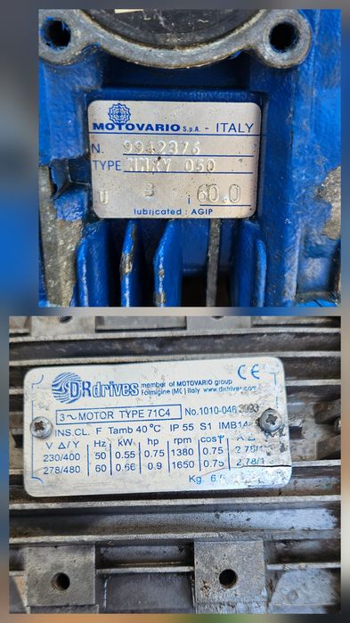 Motoreductoare diferite rapoarte (Accesorii )