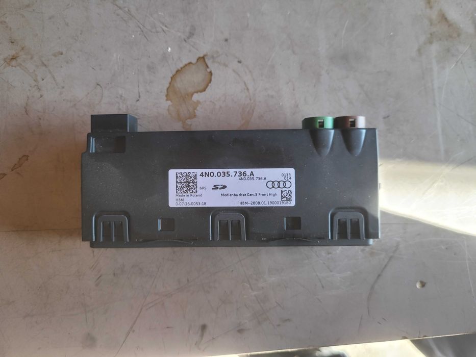 Port USB SD SIM Audi A6 A7 A8 Q7 Q8 4N0035736A