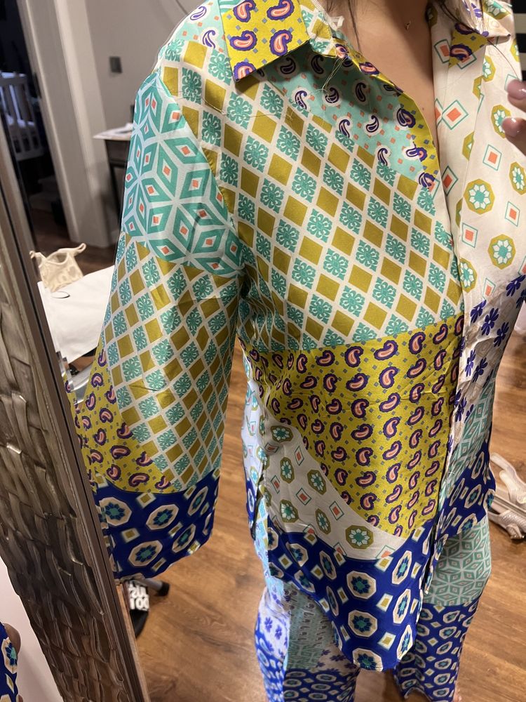 Дамски сатенен сет Zara