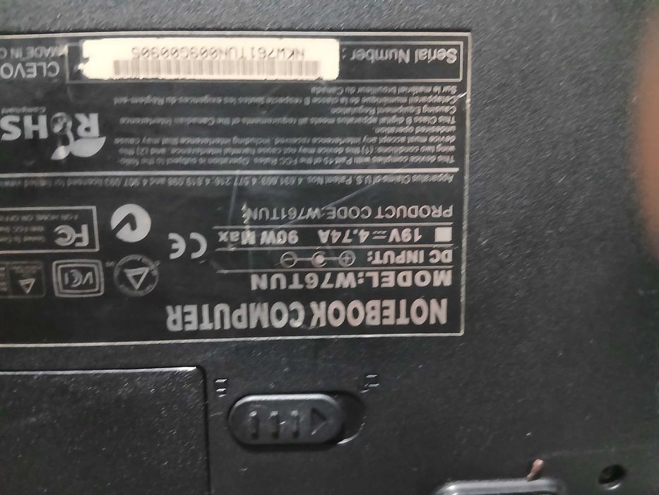 Vand laptop Zepto W76TUN