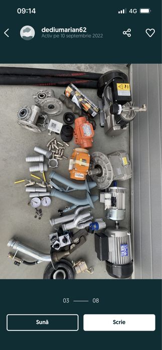 Piese pompe de tencuit mașini de tencuit