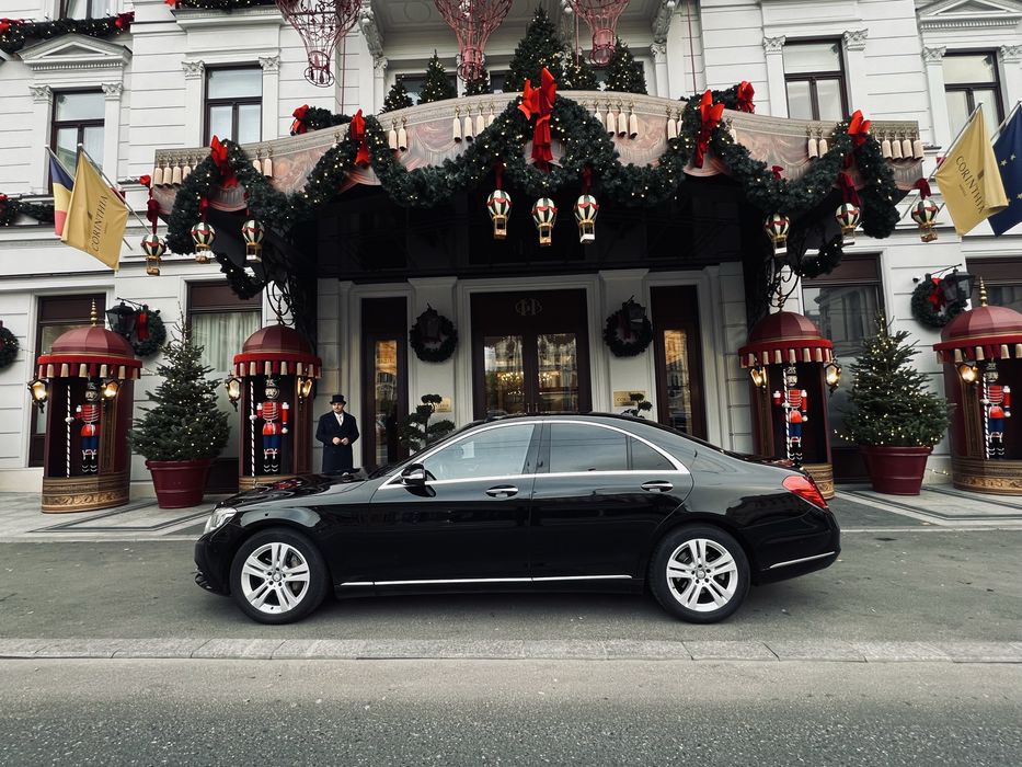 Transport premium,transfer aeroport preț surpriză–50% reducere S-Class