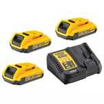Incarcator + 3 acumulatori 18V 2Ah DeWalt DCB115D3-QW
