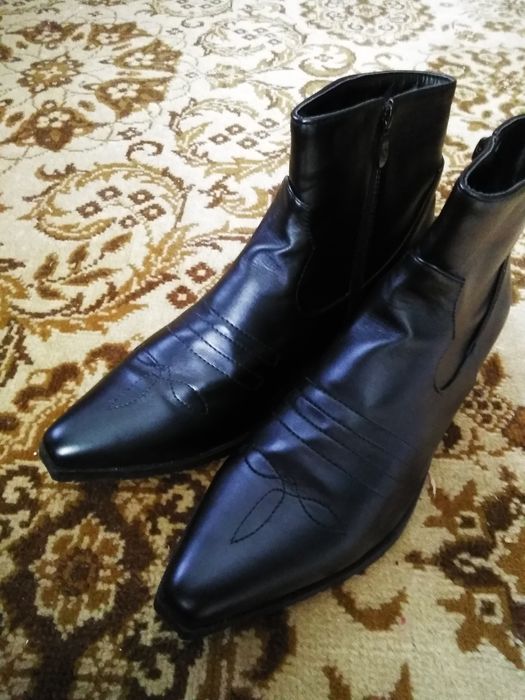 Cizme cowboy/western  bărbătești piele noi