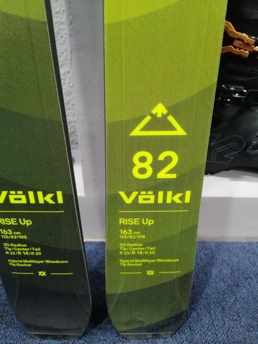 Schiuri ski tura Volkl Rise Up 82 163 cm + piei foca Nou!