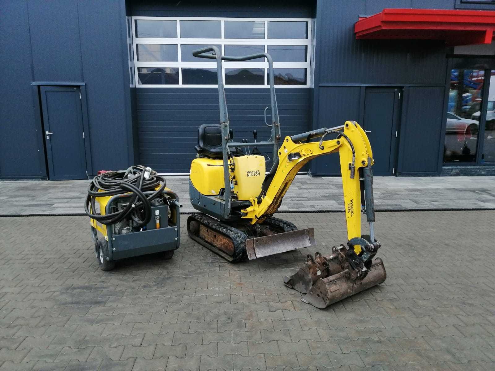 Miniexcavator Wacker Neuson 803 cu sistem HPU de la reprezentanta