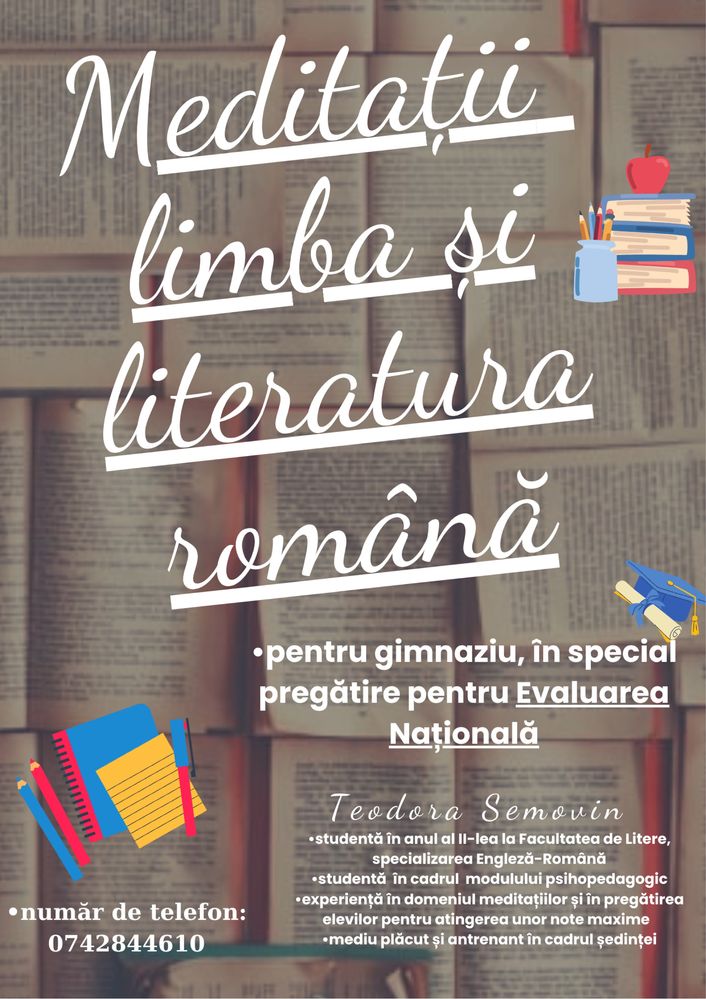 Meditații limba română- Evaluare Națională