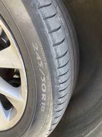 Jante si 4 cauciucuri runflat 245/50 R18