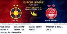 2 Bilete Fcsb-Aberdeen