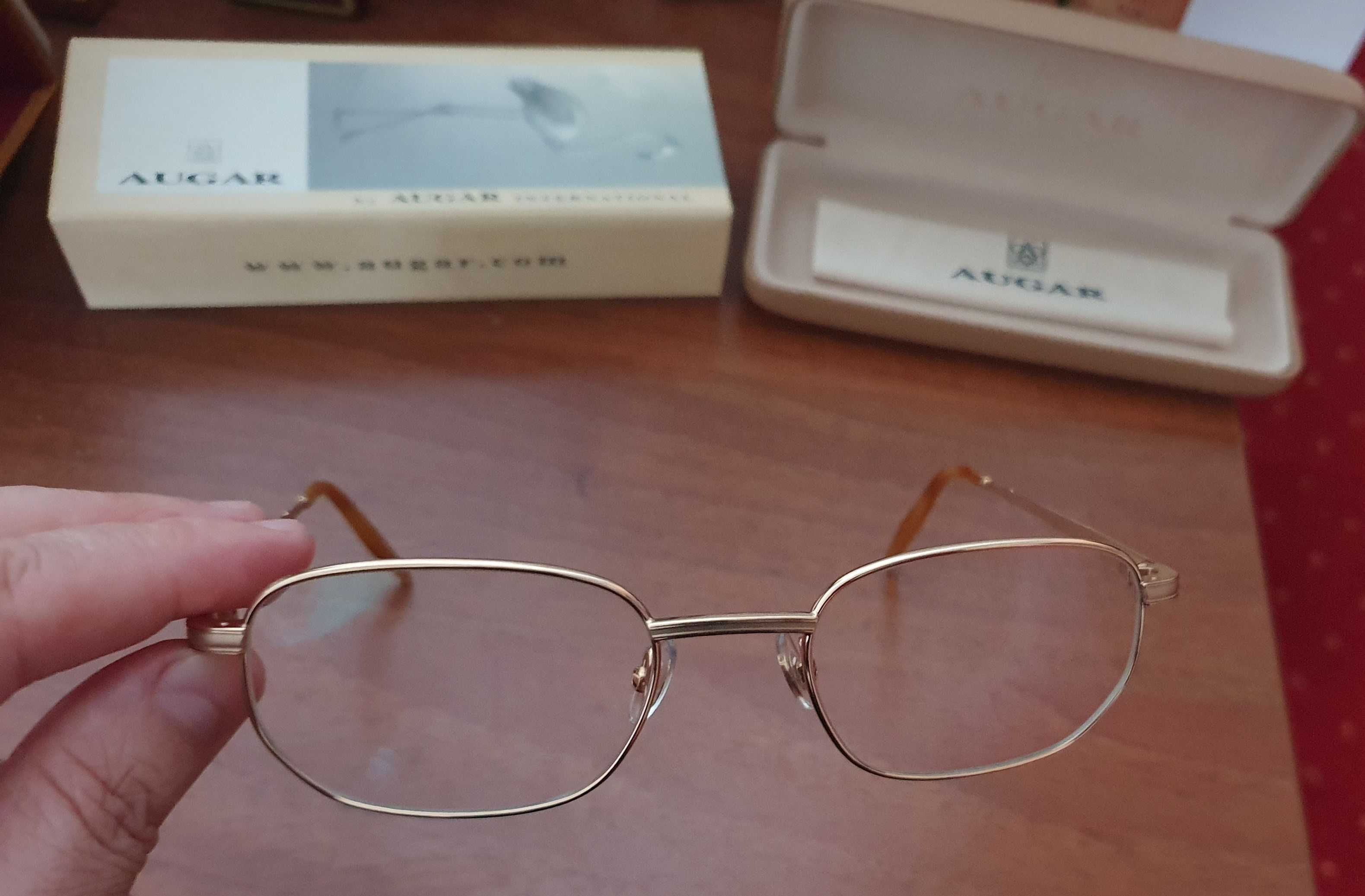 Ochelari placați cu aur 22K- vintage AUGAR– Made in France
