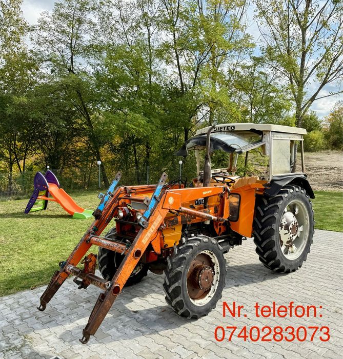 Tractor Fiat 640 DTC 4x4 cu încărcător frontal,import recent,impecabil