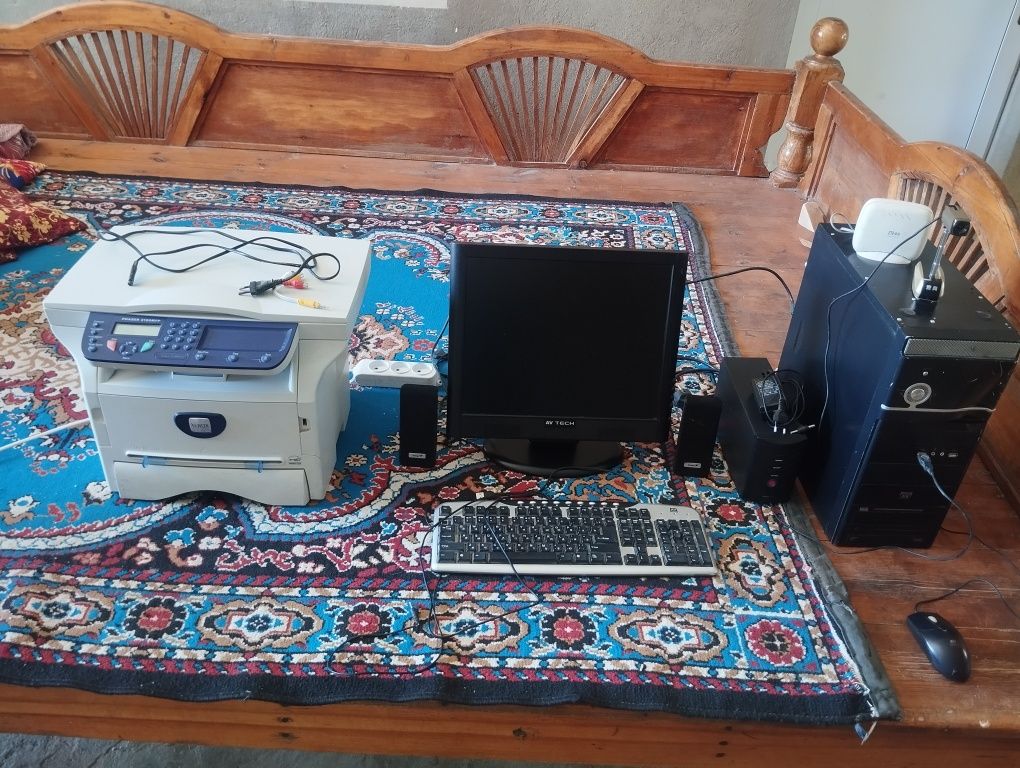 Компьютер, Принтер 3в1, ups,модем, колонки, веб камера,