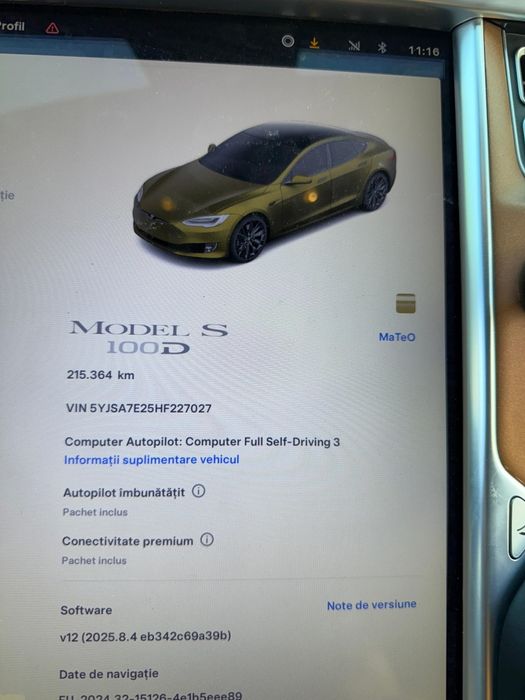 Tesla s100D 2018 avariat fata