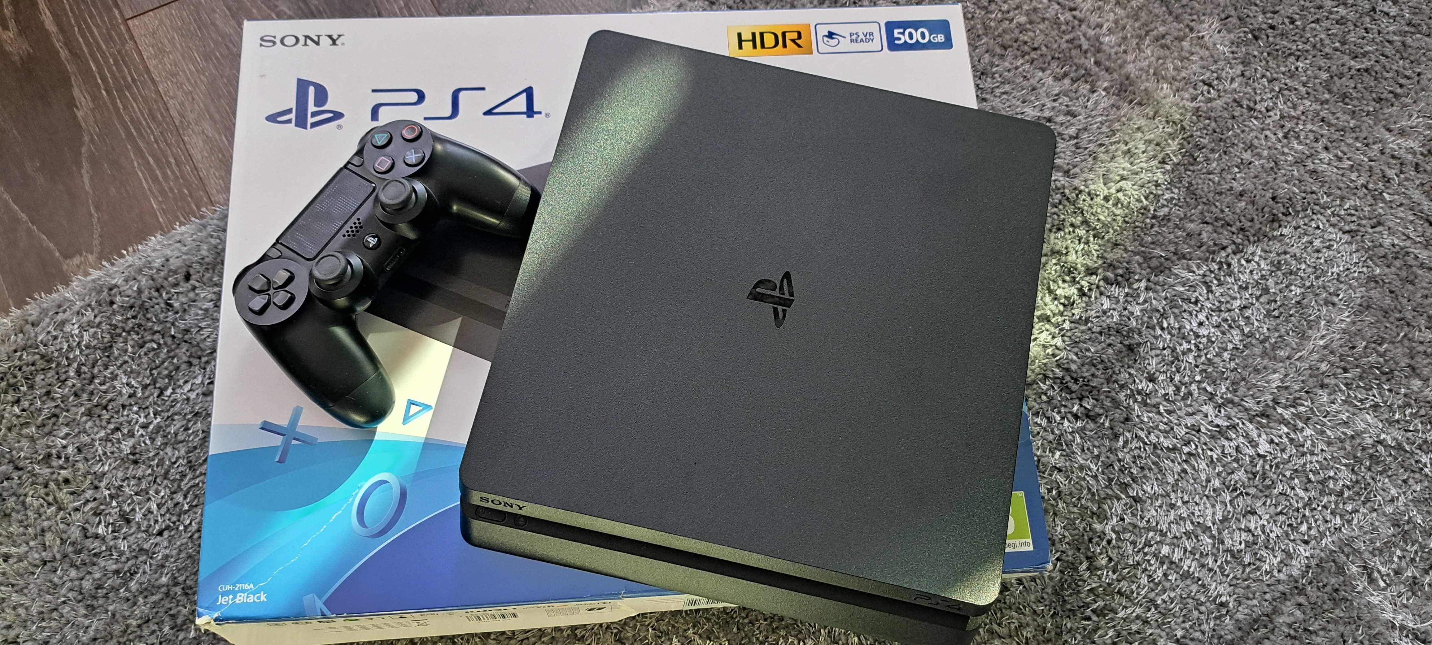 PlayStation 4 Slim 500GB PS4 ПС4+Джойстик+3Игри
