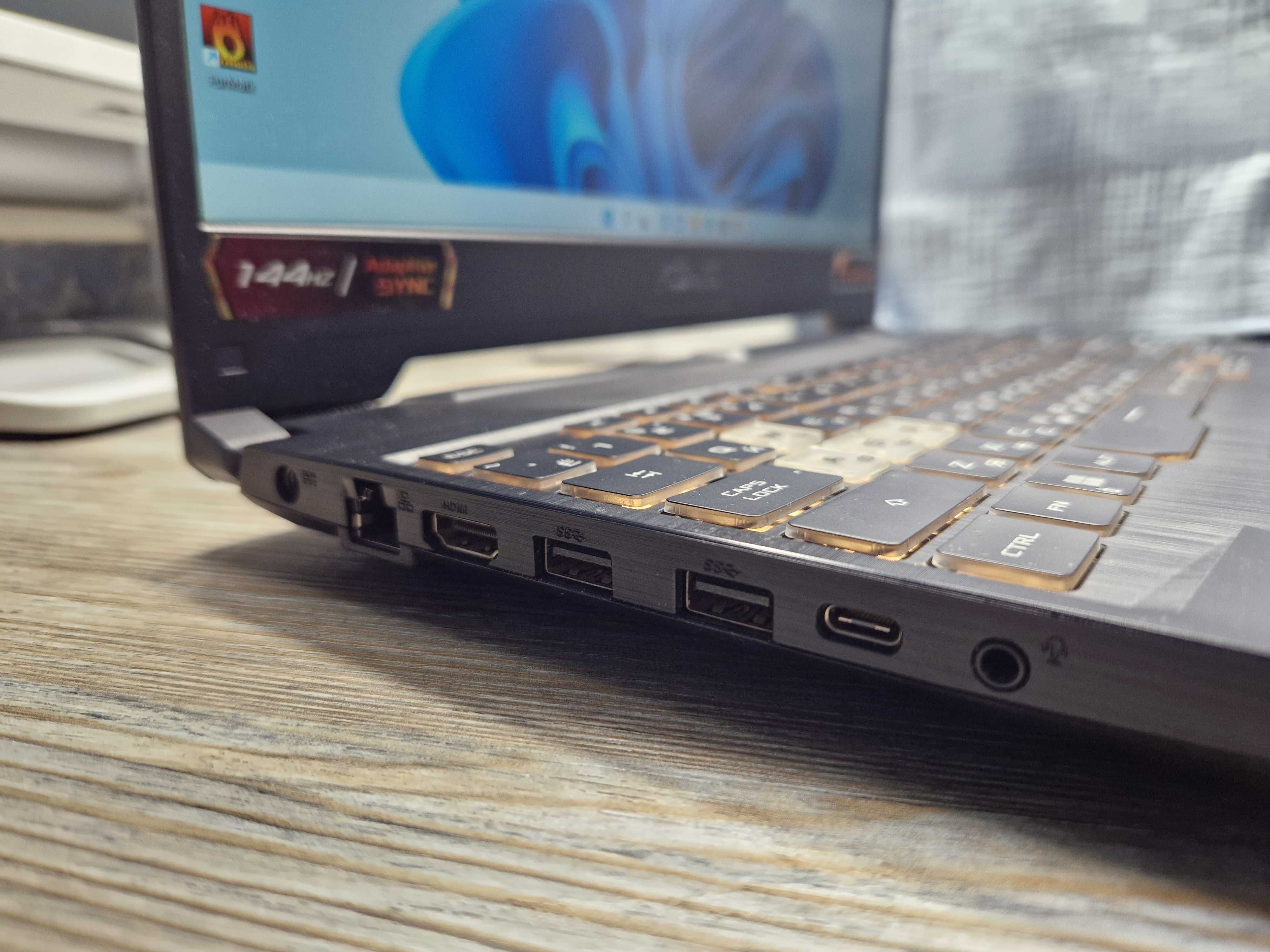 Игровой ноут Asus TUF\Ryzen5\GTX1650 DDR6\сост норм