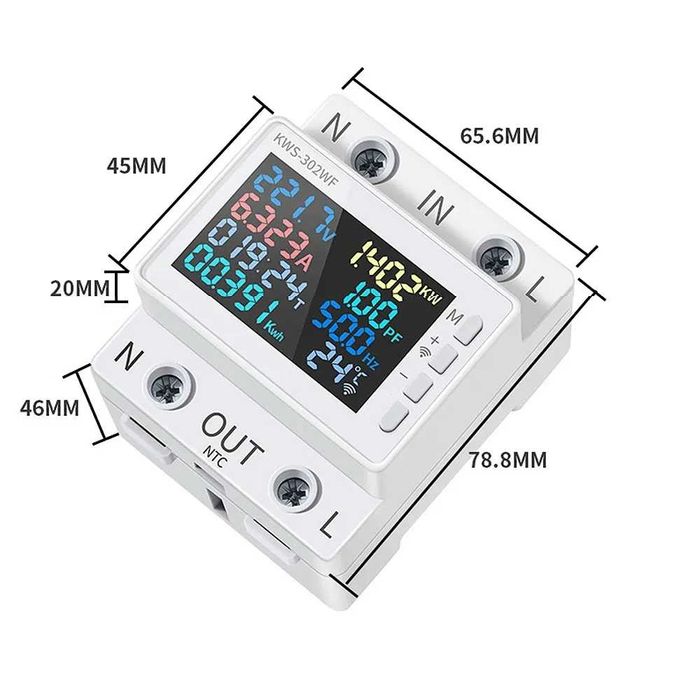 Contor monofazat de energie electrica inteligent Wi-Fi