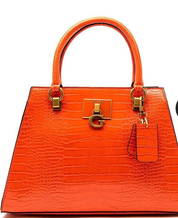 Оранжева чанта Guess