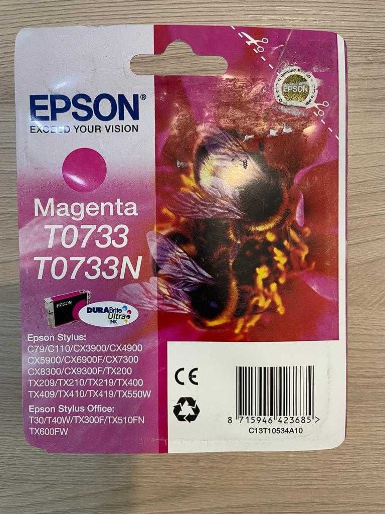 Картридж краска для принтера  Epson T0733N, Magenta