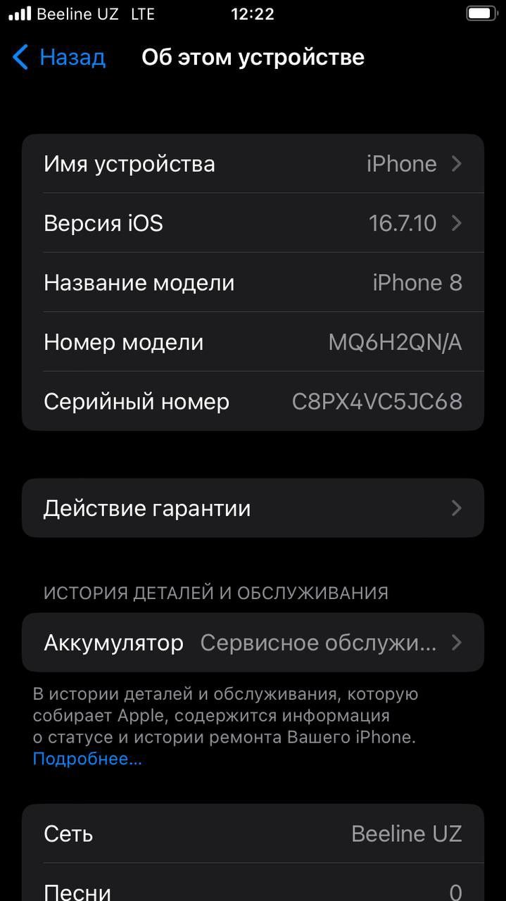 Iphone 8 karopka yoq sastaniyasi yaxshi