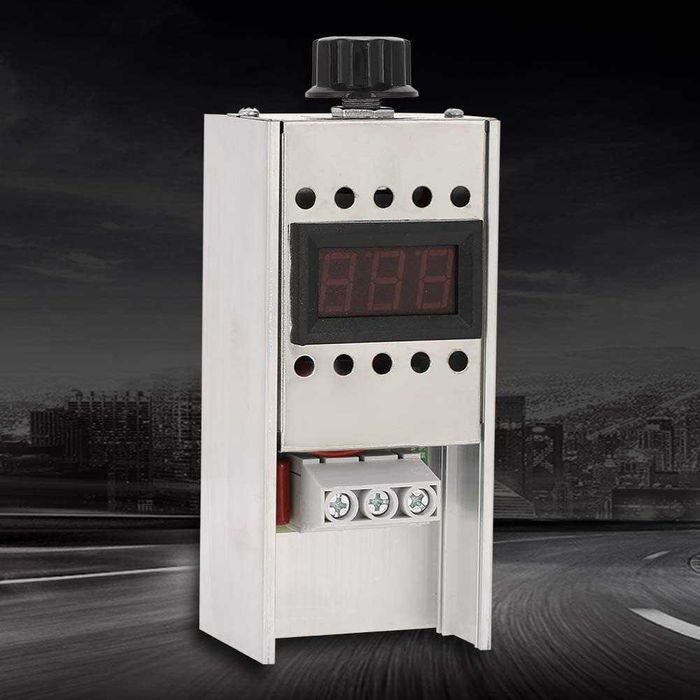 Variator tensiune turatie motor c.a. + votmetru 10000W. Nou!