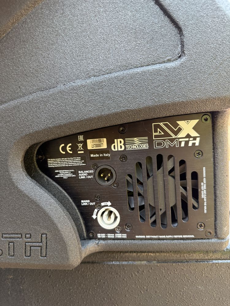 2Monitoare Scena DB Technologies Dvx Dm12TH