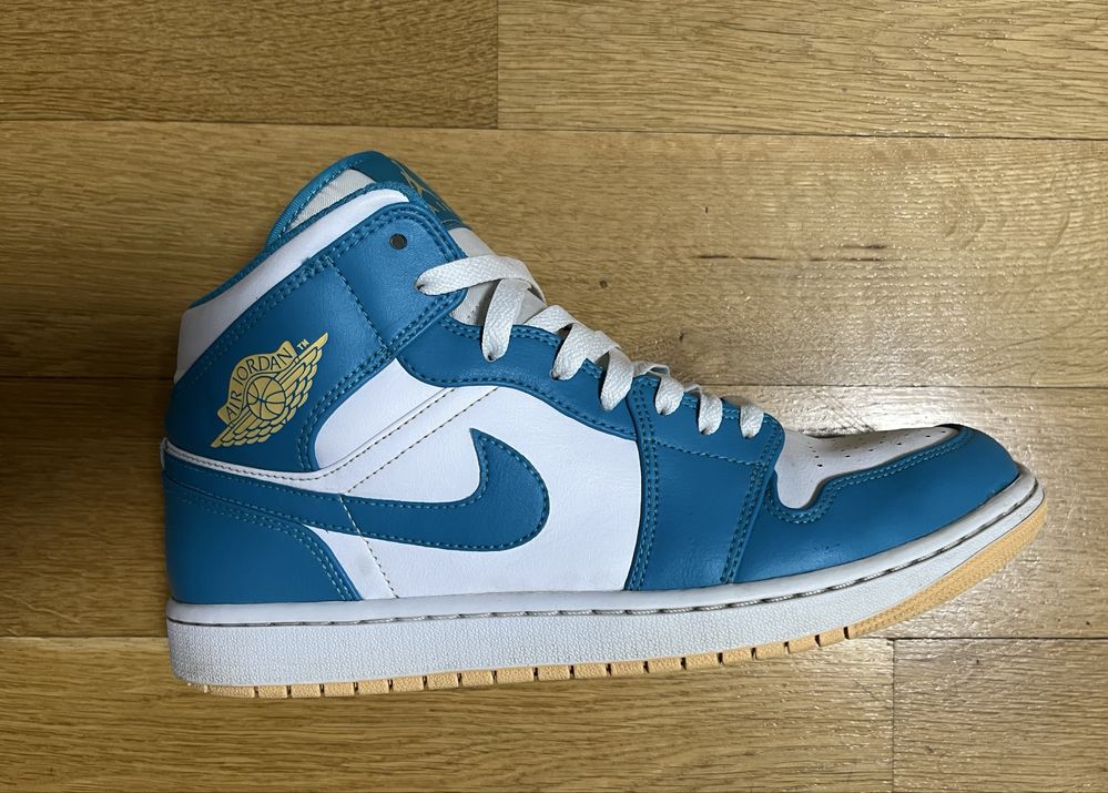 Jordan 1 MID AQUATONE 44.5