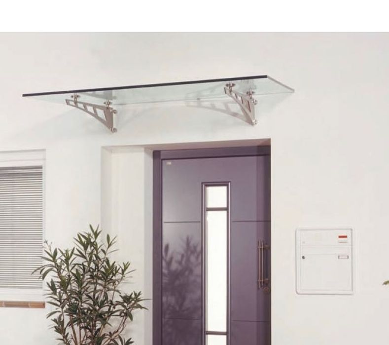 Copertina usa intrare exterioara sticla si inox