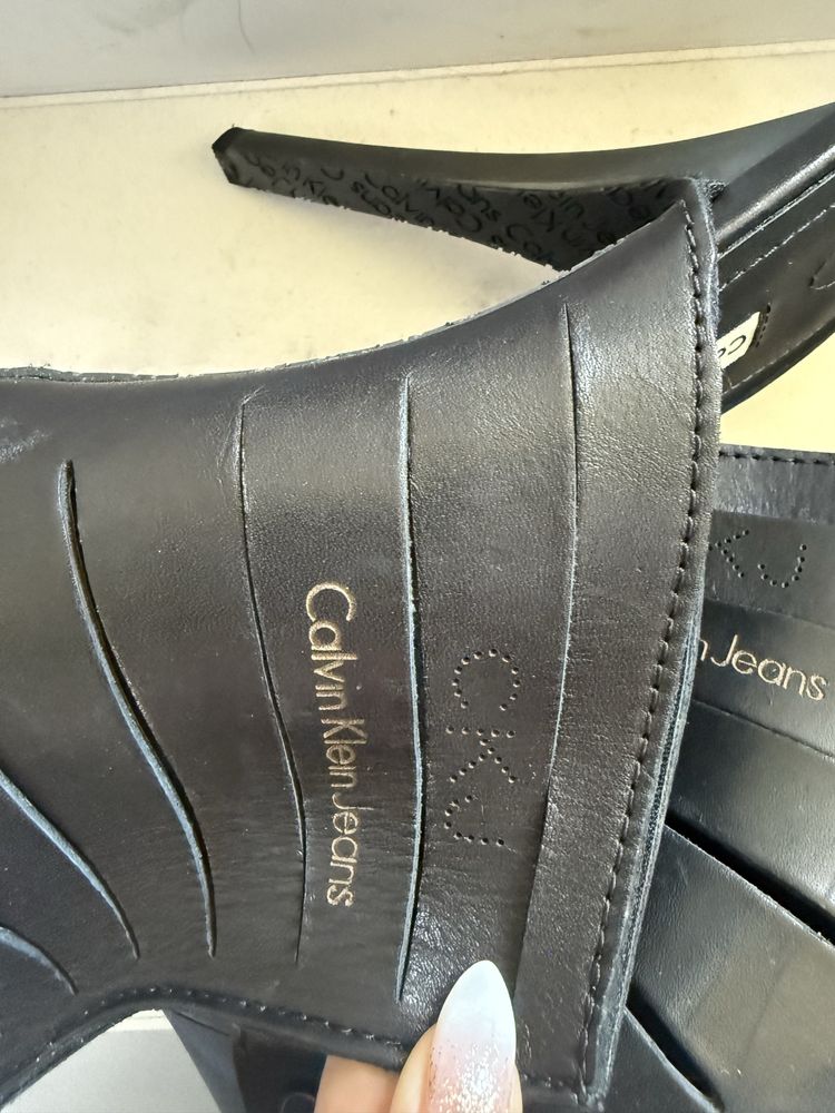 Обувки чехли на Calvin Klein