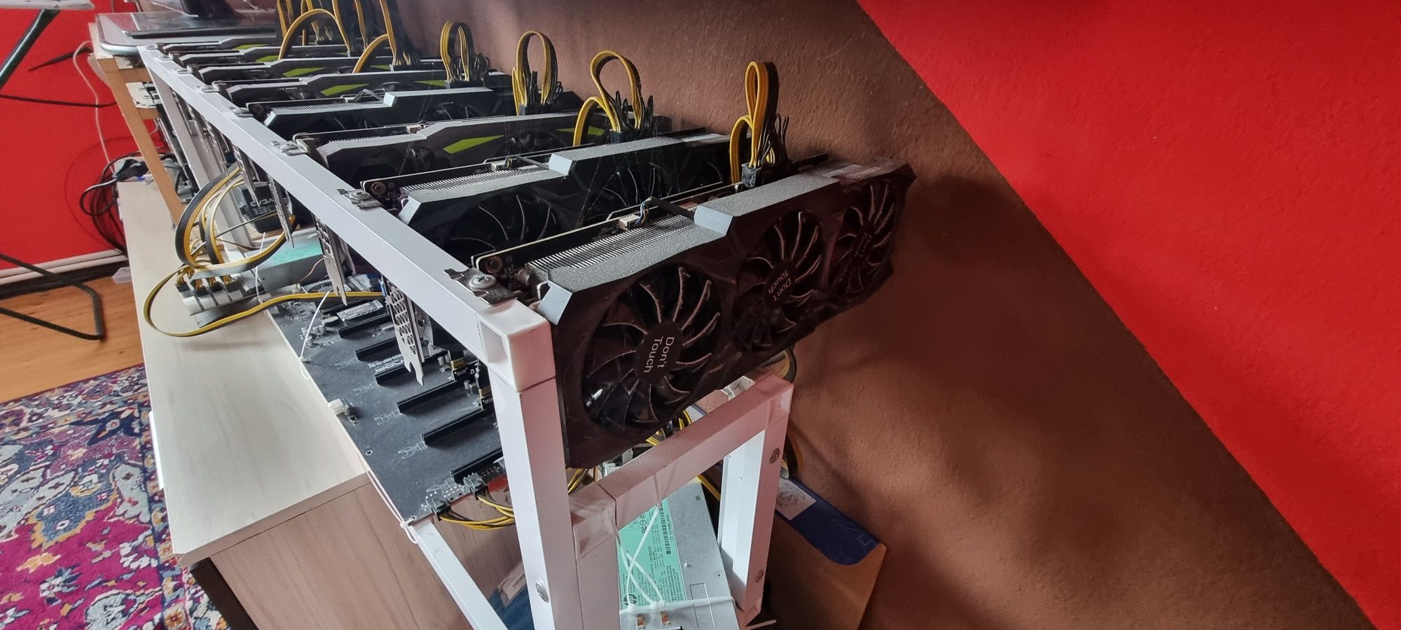 Mining rig 8x cmp90hx gpu 800mh