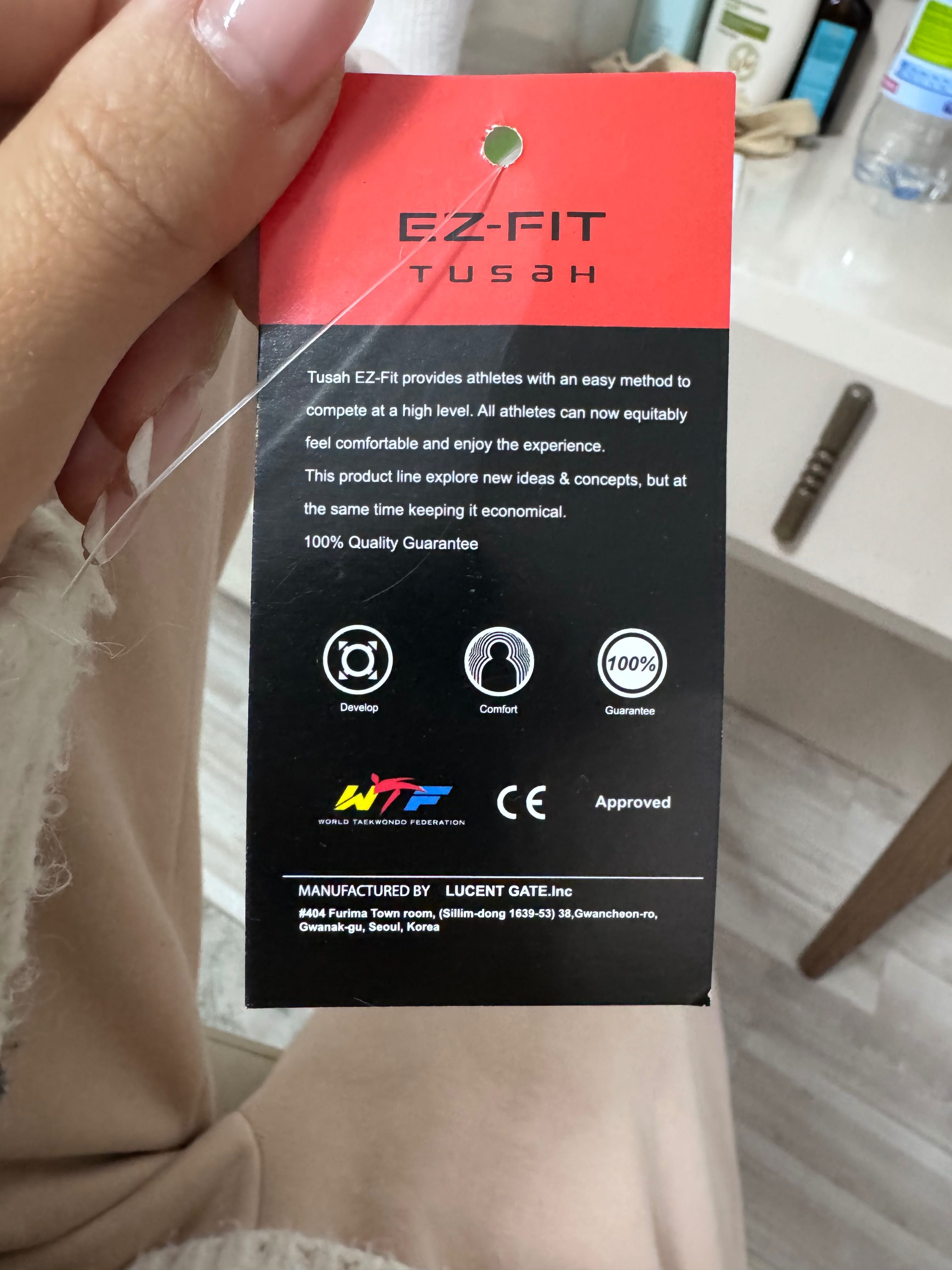 Экипировки для тайквондо/ тхэквондо Ez-fit Tusah Корея