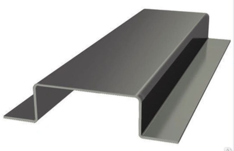 Шляпный профиль 20×50×0,8мм | П-профиль | Г-образный профиль