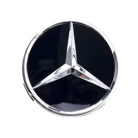 set 4 Capace mercedes negru doar pentru jante originale Benz