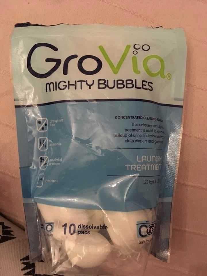 Grovia Mighty Bubbles scutece textile