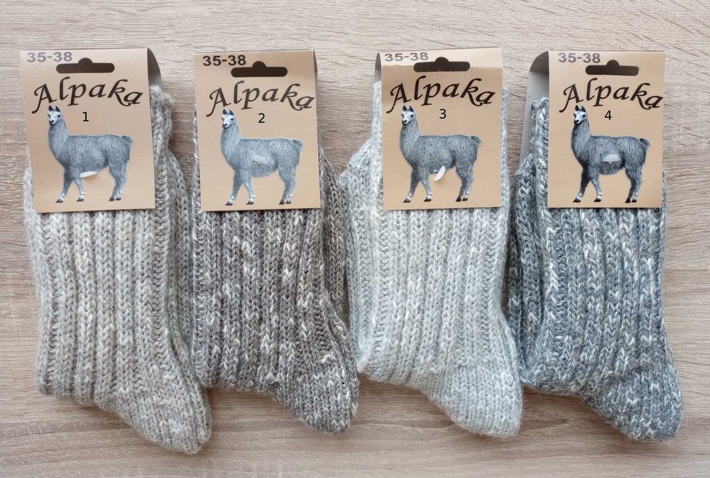 Дебели Зимни Вълнени Чорапи 100% Вълна от Алпака